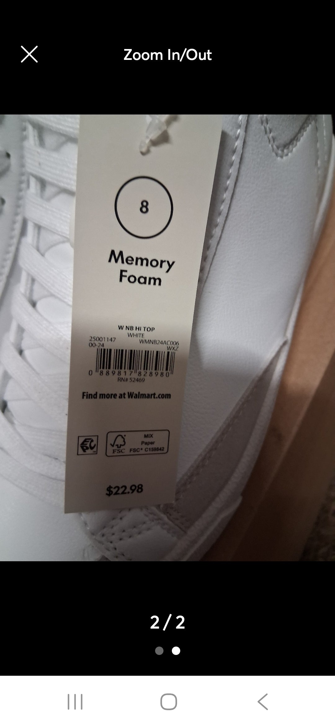 Ladies size 8 high tops New